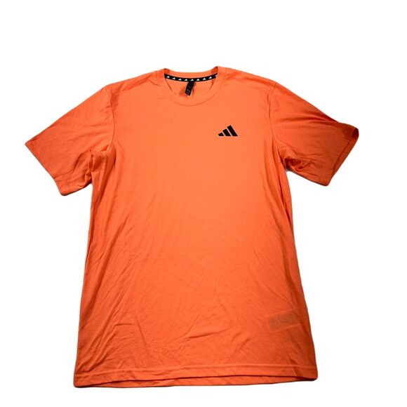 Adidas Logo T-Shirt Mens‎ Small Orange - Picture 1 of 5